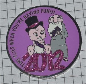 New Year&#8217;s 2012 Geocoin front