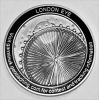 Garmin Visit UK - London Eye Geocoin