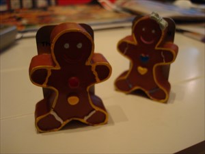 Gingerbread Man vs his wife