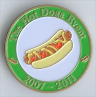 The Hot Dogs Event Geocoin