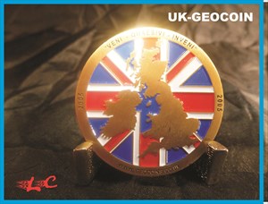 UK-Geocoin 2005 *VENI-QUAESIVI-INVENI*