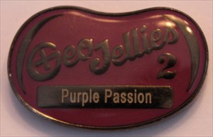 GeoJellies 2 Geocoin - Purple Passion Edition