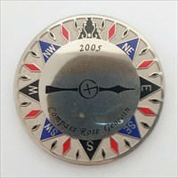 Compass Rose Geocoin 2005 front