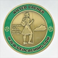 Personal Geocoin - Kilted Cacher front