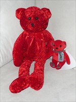 Little Red Bear with Mr. Red Bear