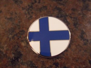 Finnish Flag Geocoin