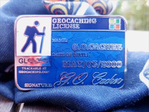 Geo Cacher License Front