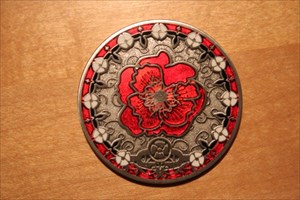 11-11-11 Multi Event Geocoin rot-weiss 1