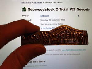 GeoWoodstock Coin