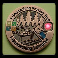 #2 Proving Trail Geocoin- Front