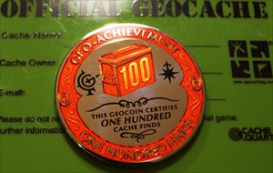 Geocoin 100 finds