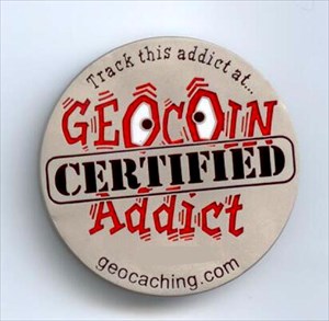 Geocoin Addict Geocoin-back
