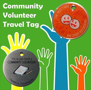 Community Volunteer Travel Tag