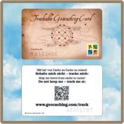 Trackable Geocaching Card