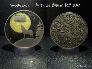Wolfpack - Antique Silver RE 100