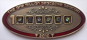 1 Million Geocache Geocoin