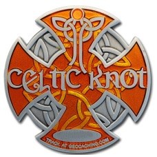 Orange Celtic Knot