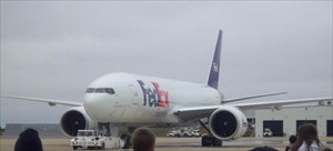 FedEx 777F at Memphis International Airport