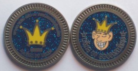 king of geocaching coin