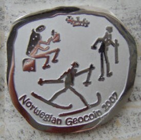 Norwegian Geocoin 2007 Nickel