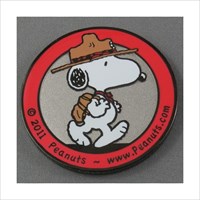 Snoopy Geocoin front
