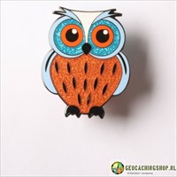 Owl Geocoin 6-ZV Heidi