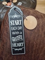 Grateful heart tag