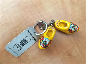 The Dutch Wooden Shoes Key Chain
