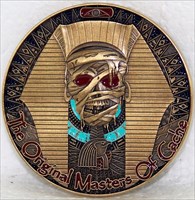 Masters of the Cache II Geocoin Egyptian Mummy ant