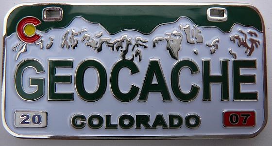 Picture of the Colorado 2007 State Geocoin