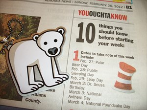 Polar Bear Day!!