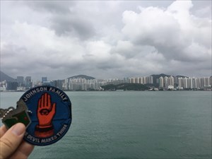 Visiting Quarry Bay along the harbor in Hong Kong!