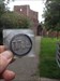 close up coin at Teylingen Ruin