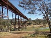 A train viaduct, seen out of Melton, in Victoria Found while geocaching on holidays