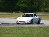 The fastest car at the event: Dan B&#39;s Mazda RX7. But that&#39;s no stock rotary engine in it. He swapped it out for a big V8.