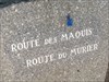 TB on the monument for the "Maquis du Murier" at Gières near Grenoble in the Alps
