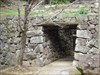 The gate of stone wall 