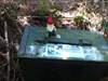 A Gnome named Colin He&#39;s jumping into a cache in Jacksonville, NC.