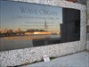 At Wave Organ With reflection of San Francisco skyline