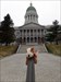 Puppy visits Augusta, Maine Although the Capitol Idea cache was not available to stay, the puppy still enjoyed a visit to the capitol in Augusta, the capital of Maine.