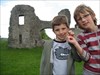 @ Newcastle Emlyn Castle with Trickystroup Photo of 4 Musketeers Micro Geocoin @ Newcastle Emlyn Castle with Trickystroup - legend says that this is the place that the last dragon in Wales was found sleeping