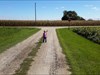 our road Picture of our road and my little one in Lexington Illinois USA