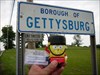 Spongebob traveling through Gettysburg, PA