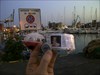 In Catania Jari in the harbor of Catania together with the cache container ...