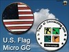 U.S. Flag Micro Geocoin in Nevada