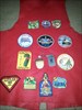 USA Cub Scout Brag Vest (back) This vest holds patches and other items that you get when you attend an event.  You can also add patches you find in home life.