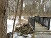 TBs admire bridge over icy waters, Townsend MA