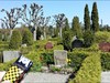 Visiting a graveyard in Trelleborg.