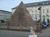 Immerhin schon mal eine Pyramide. At least, it&#39;s a pyramid.&#13;&#10;(Ramses in Karlsruhe)