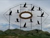 6 Goose Flyway Sculpture